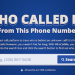 WhoCallMe Review: Best Free and Safe Site for Tracing Who Called Me From